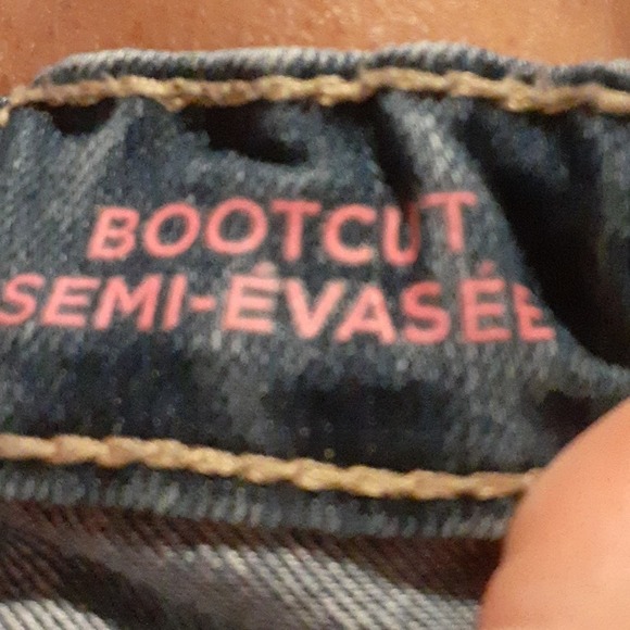 Children's Place Girls Bootcut Semi Evasee Elastic Waist Denim Jeans Size 3T - Picture 5 of 5